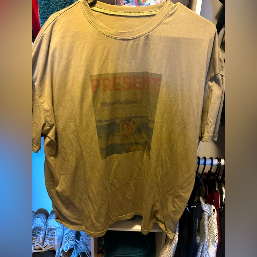 “present” t- shirt